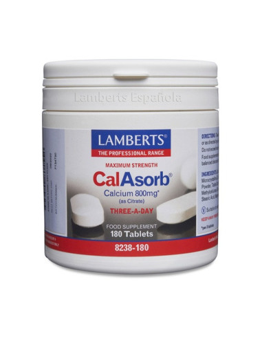 Lamberts Calasorb Plus Vitamin D3 180 Comprimido