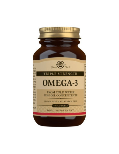 OMEGA 3 TRIPLE CONCENTRATION 50 CAPSULES SOLGAR