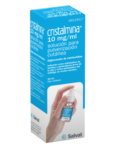 CRISTALMINA 10 MG/ML SOLUCION TOPICA PULVERIZADO- Farmacia Campoamor