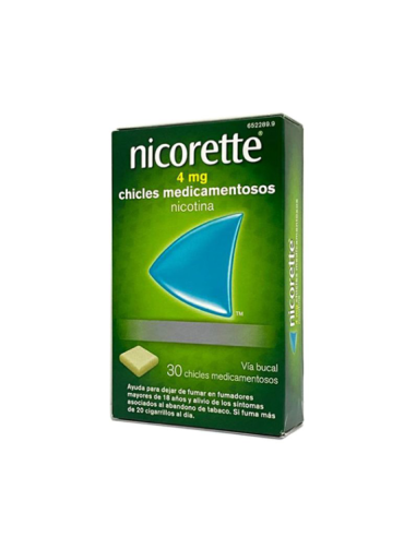 NICORETTE 4 MG 30 CHICLES- Farmacia Campoamor