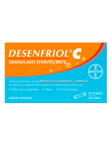 DESENFRIOL C 10 SOBRES- Farmacia Campoamor