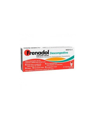 FRENADOL DESCONGESTIVO 16 CAPSULAS- Farmacia Campoamor