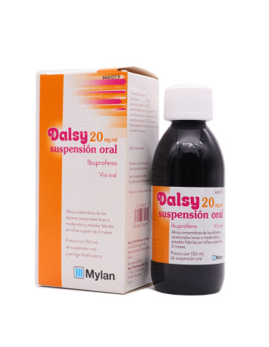 DALSY 20 MG/ML SUSPENSION ORAL 200 ML- Farmacia Campoamor